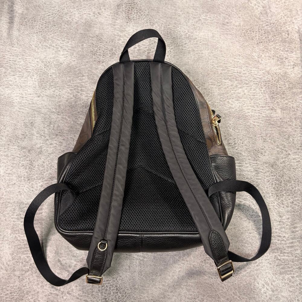 Coach Signature Monogram Canvas Backpack - Picture 2 of 6